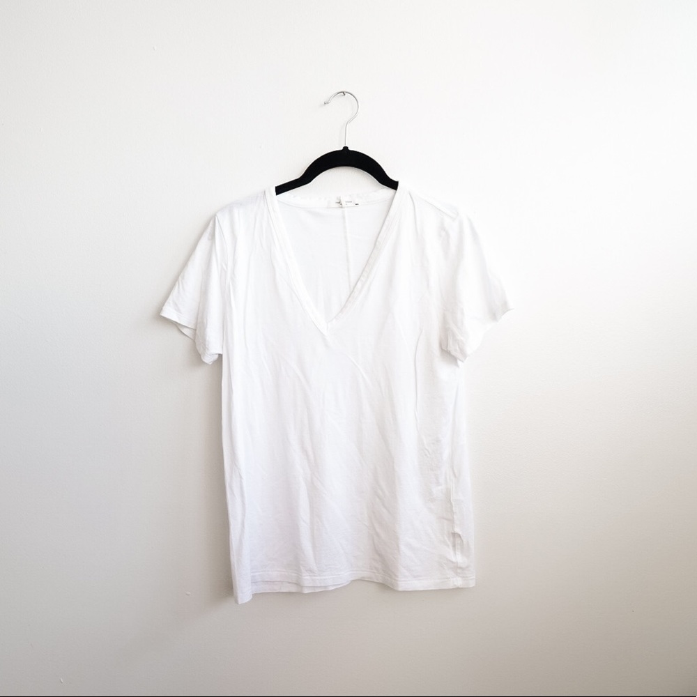 Rag & Bone White V neck Tee (NEW)